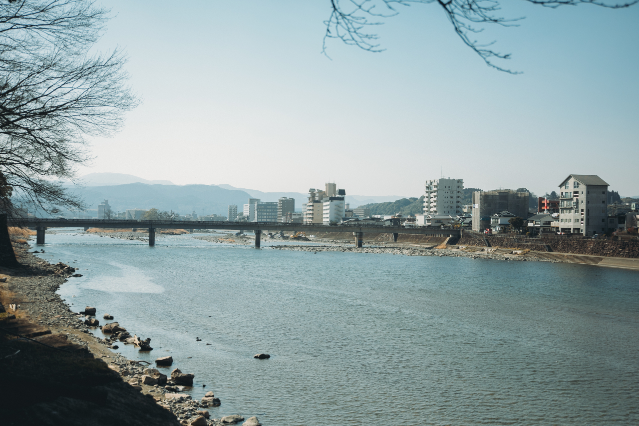 球磨川の風